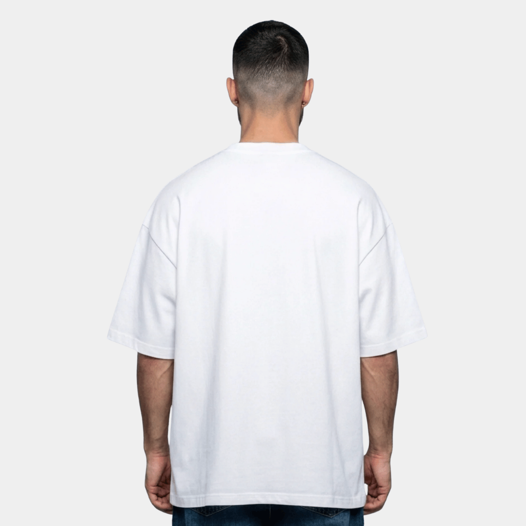 Tshirt oversized-BLANCO JESUS CORONA