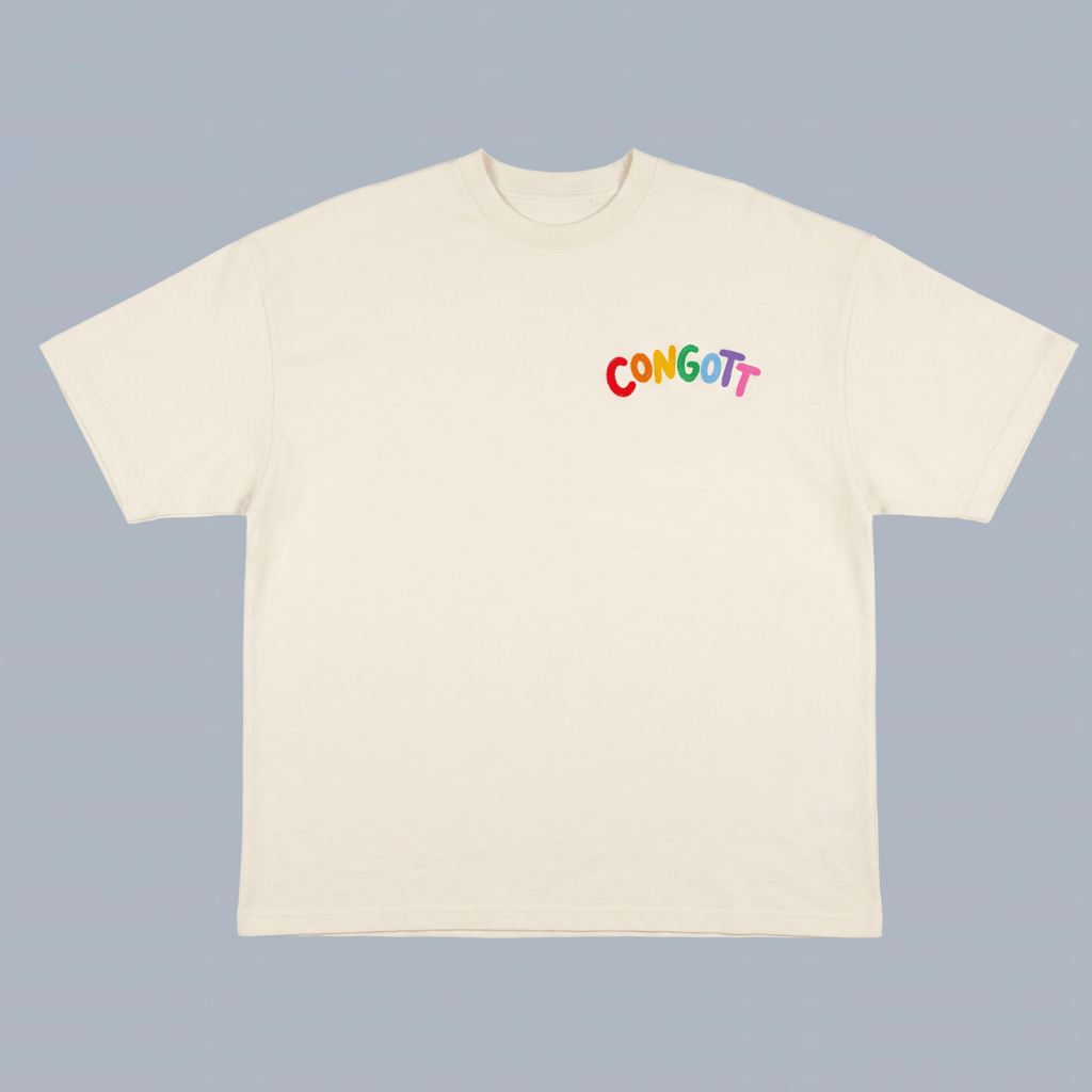 Tshirt oversized-BLANCO SER COMO NIÑOS / HOMBRE