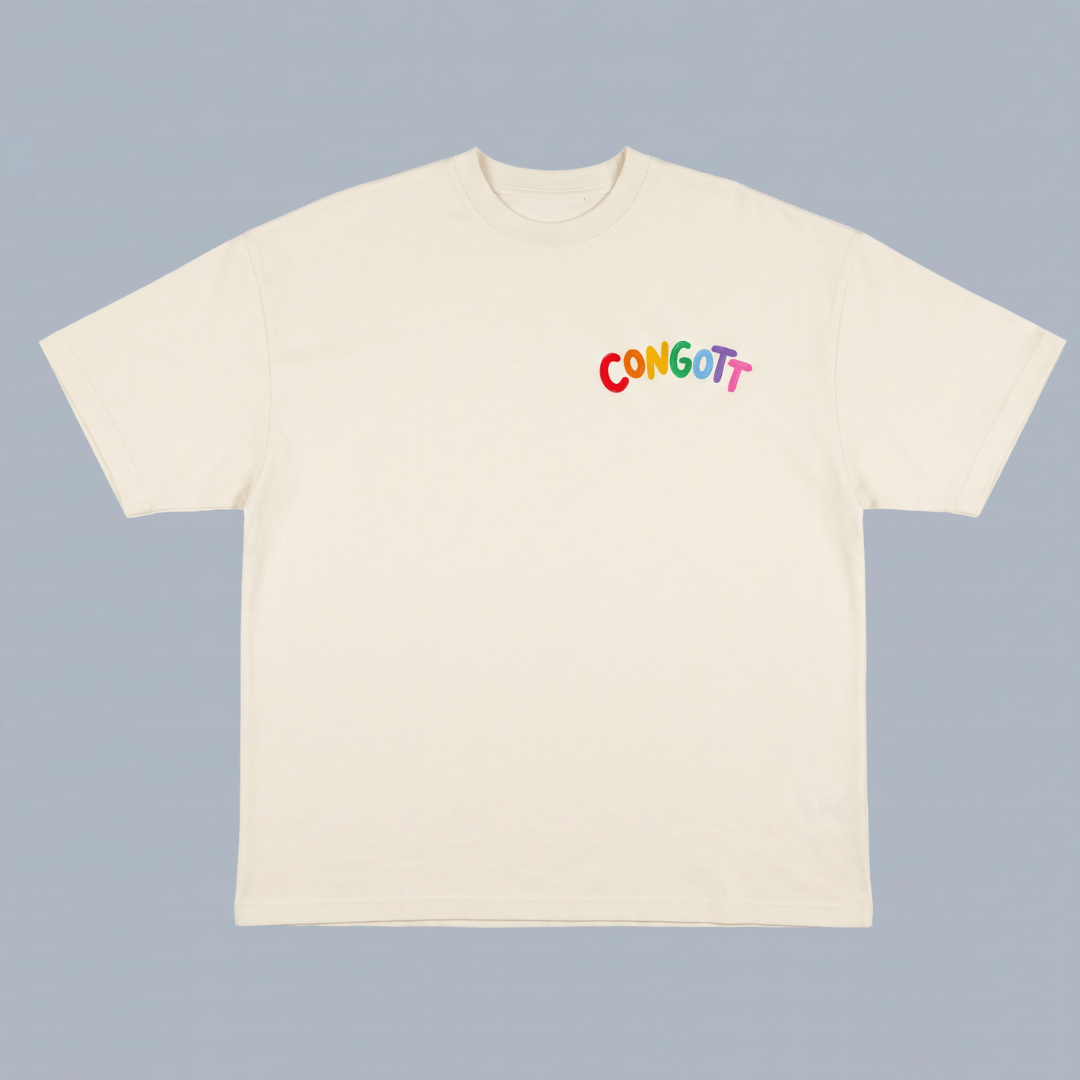 Tshirt oversized-BLANCO SER COMO NIÑOS / HOMBRE