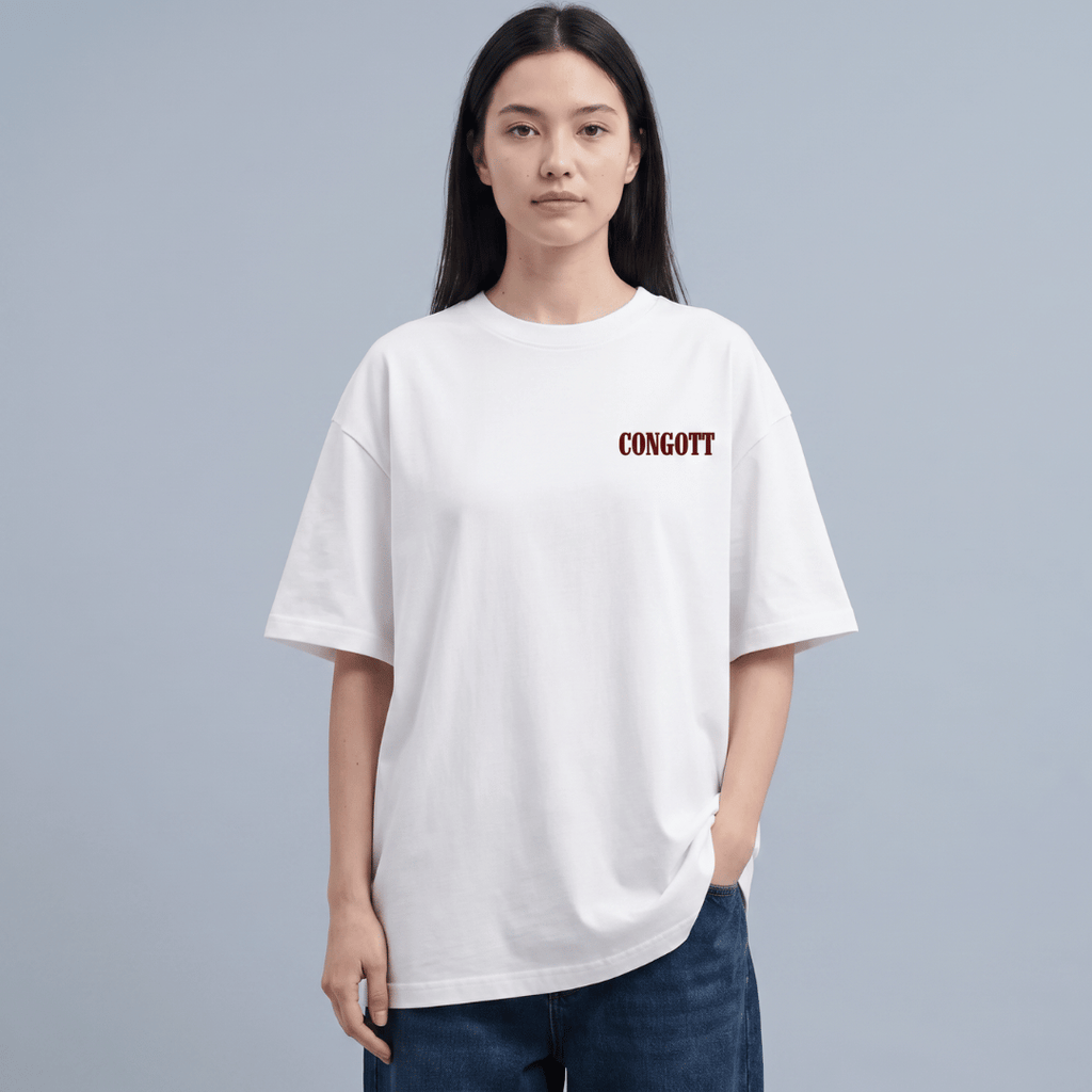 Tshirt oversized  GO TO GOD FIRST / MUJER