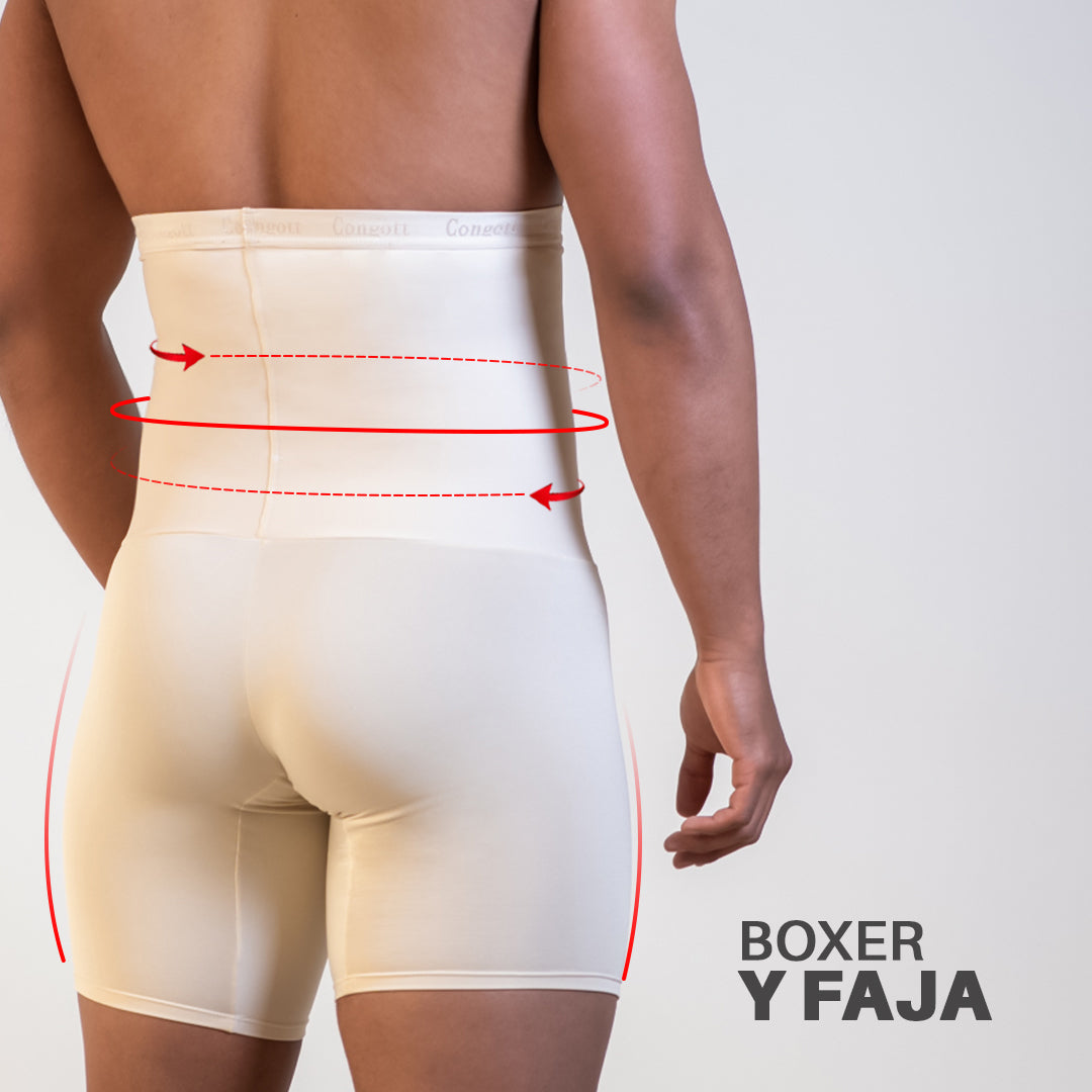 Bóxer de Control Abdominal para Hombre – Comodidad, Estilo y Moldeo Diario