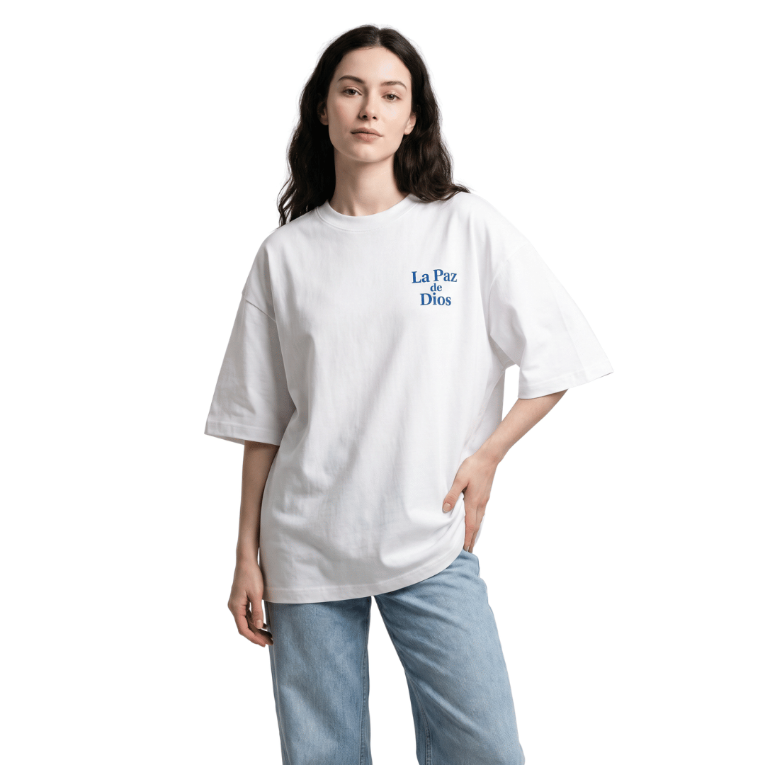 Tshirt oversized-LA PAZ DE DIOS-MUJER