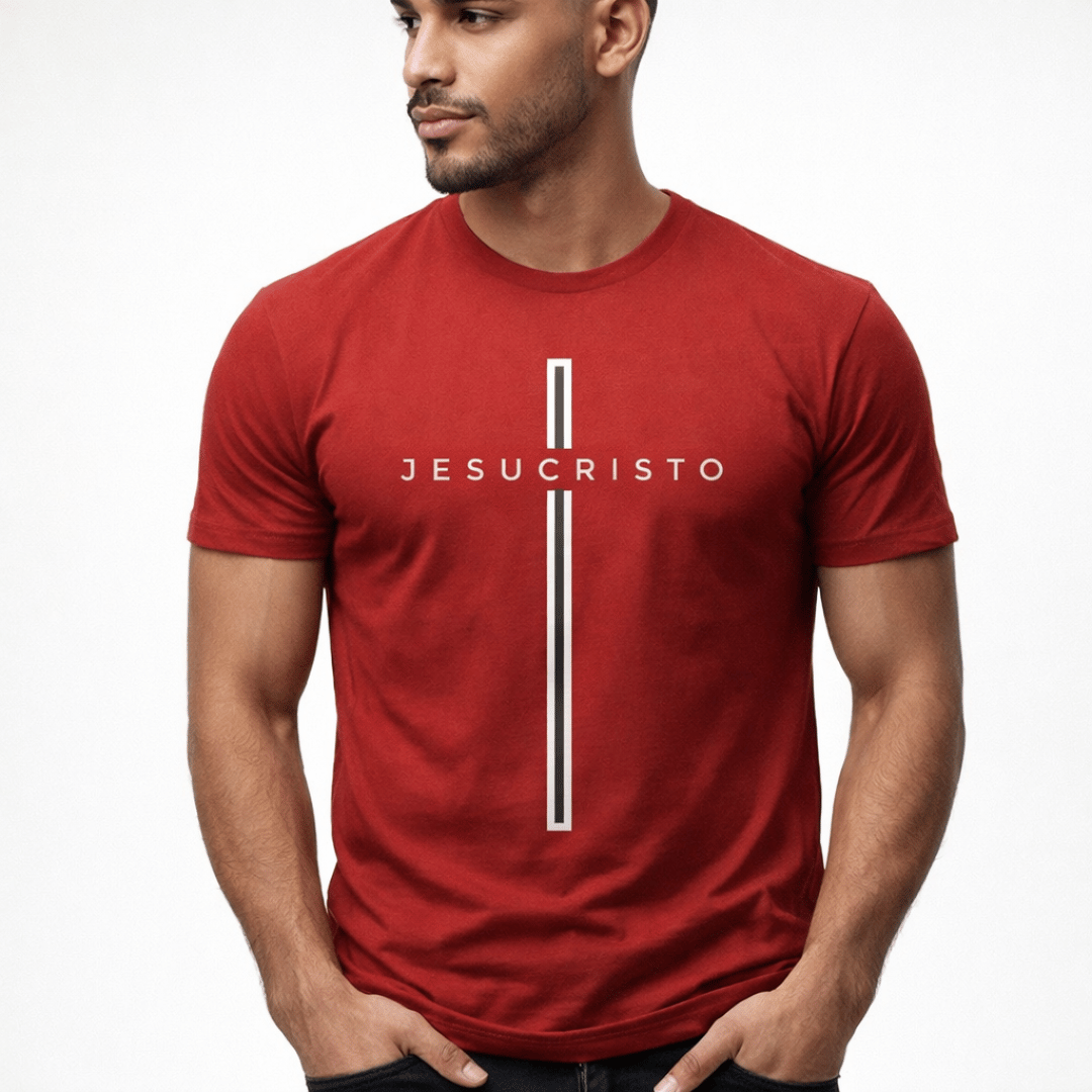 CAMISETA JESUCRISTO 2 COLORES 1008 / HOMBRE