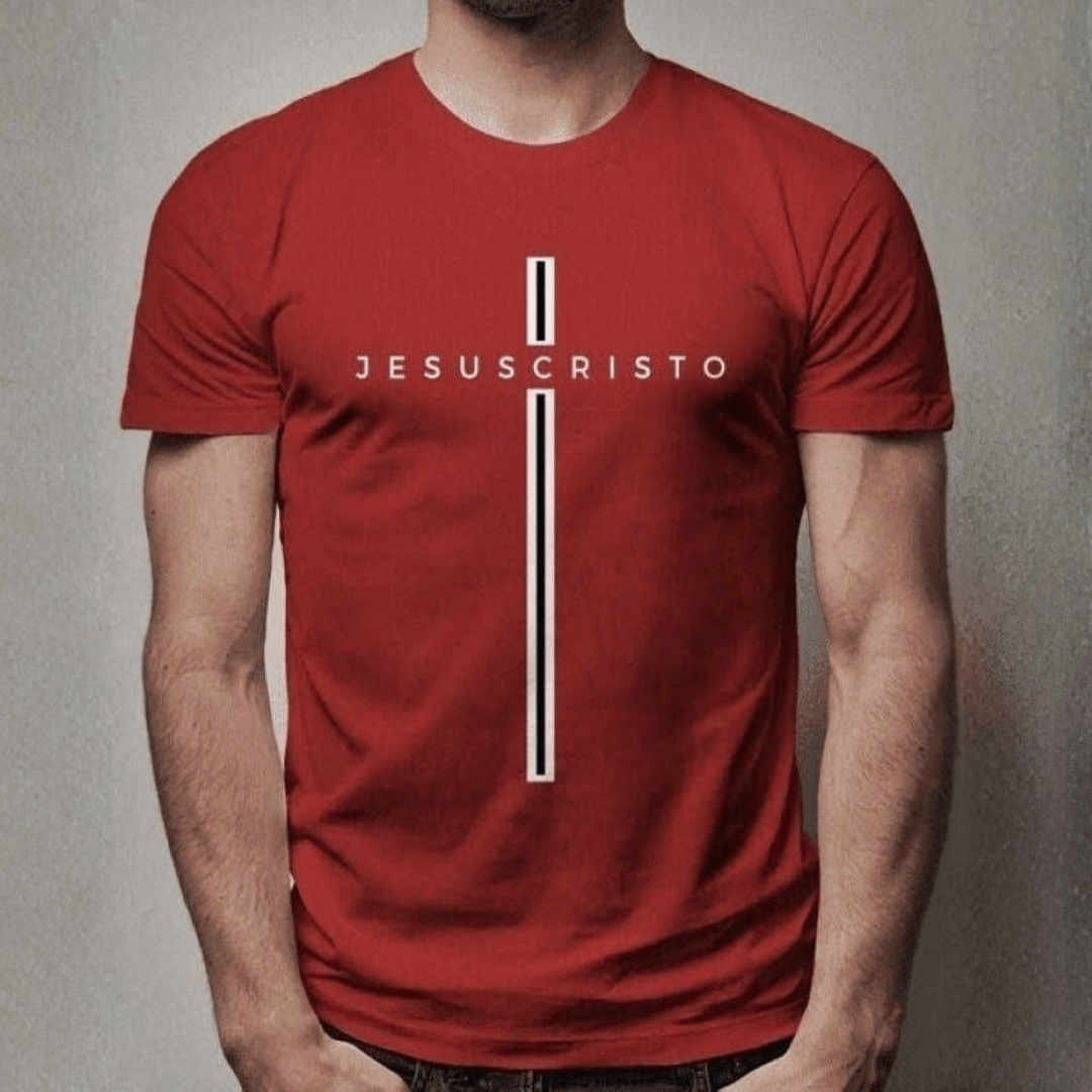 CAMISETA JESUCRISTO 2 COLORES 1008 / HOMBRE