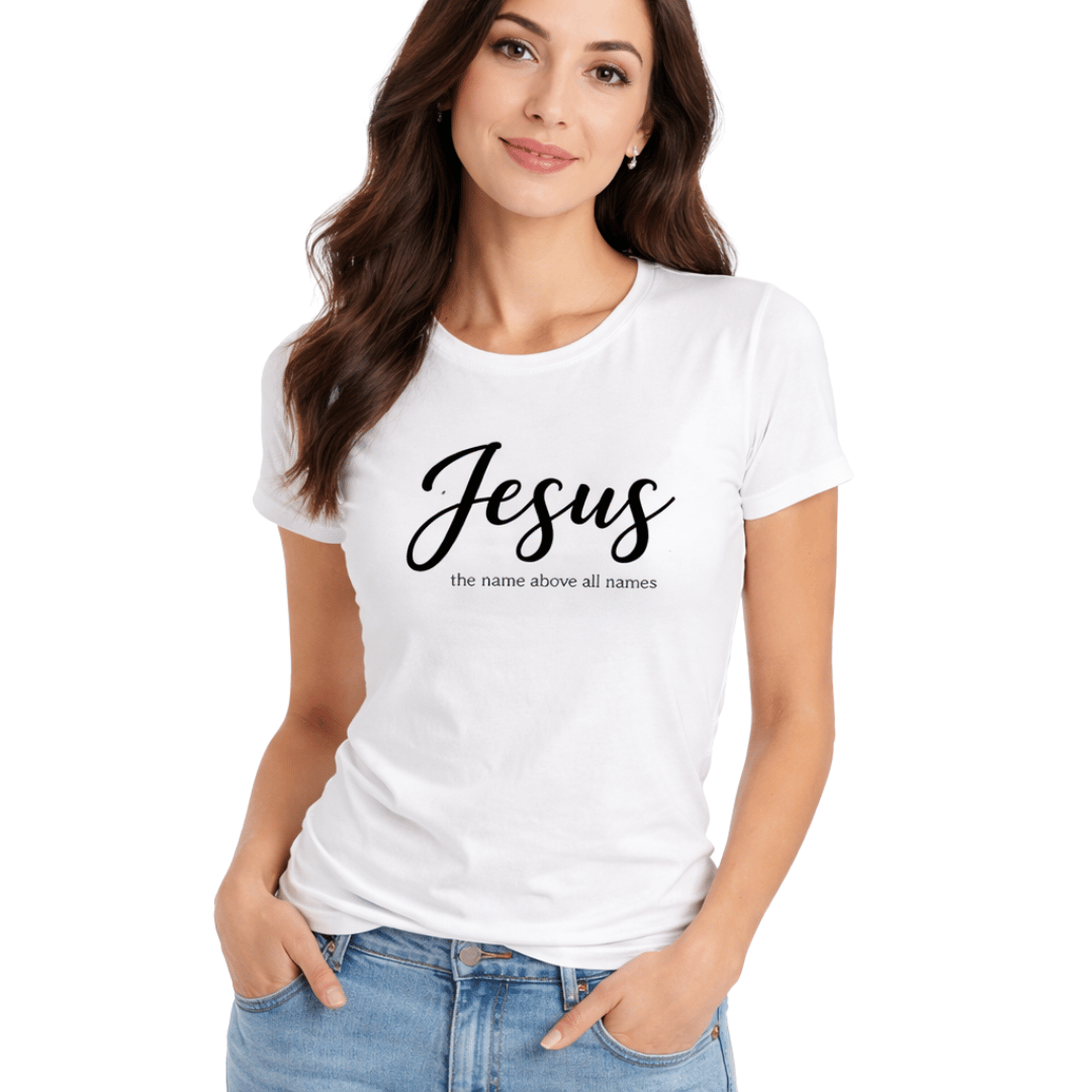 CAMISETA JESUS THE NAME 2010 / MUJER