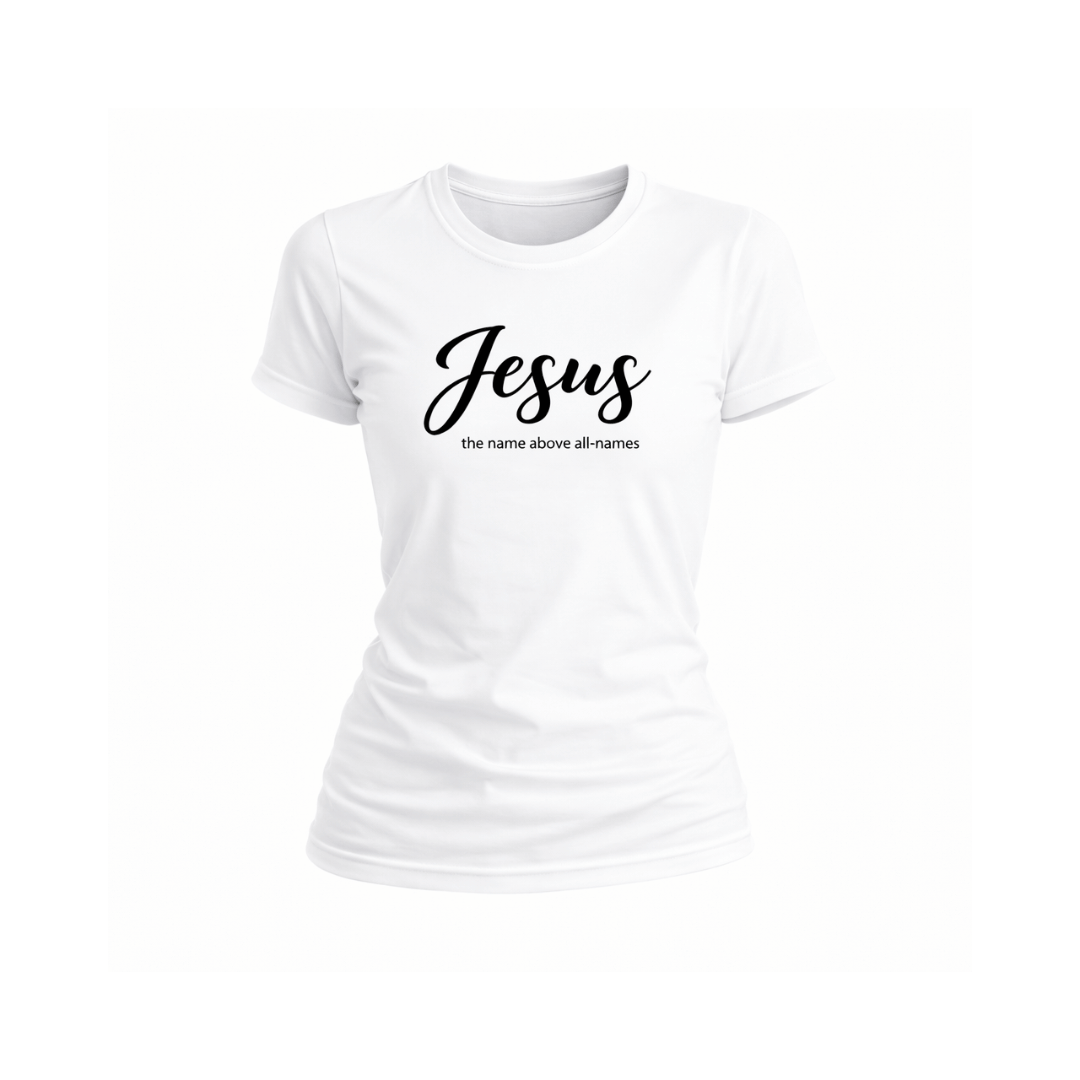 CAMISETA JESUS THE NAME 2010 / MUJER