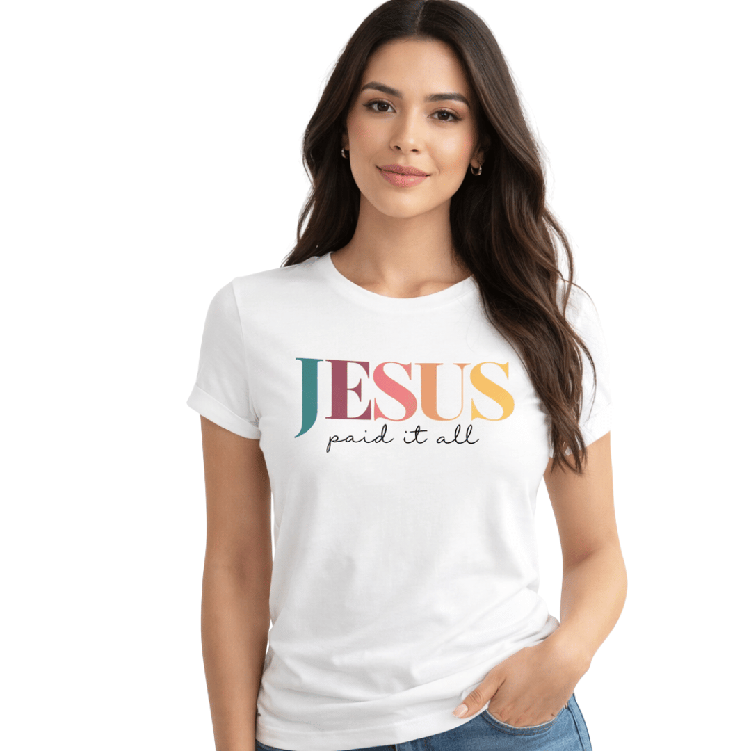 CAMISETA MUJER  JESUS BLANCA 2008 / MUJER