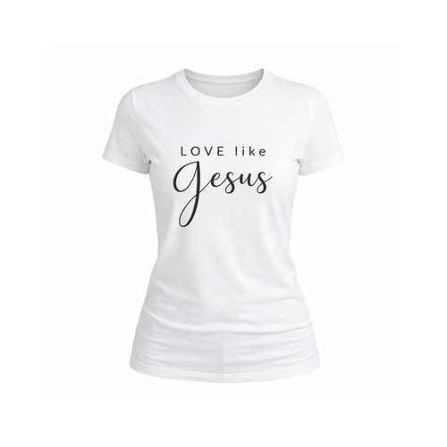 CAMISETA  LOVE JESUS 2004 / MUJER