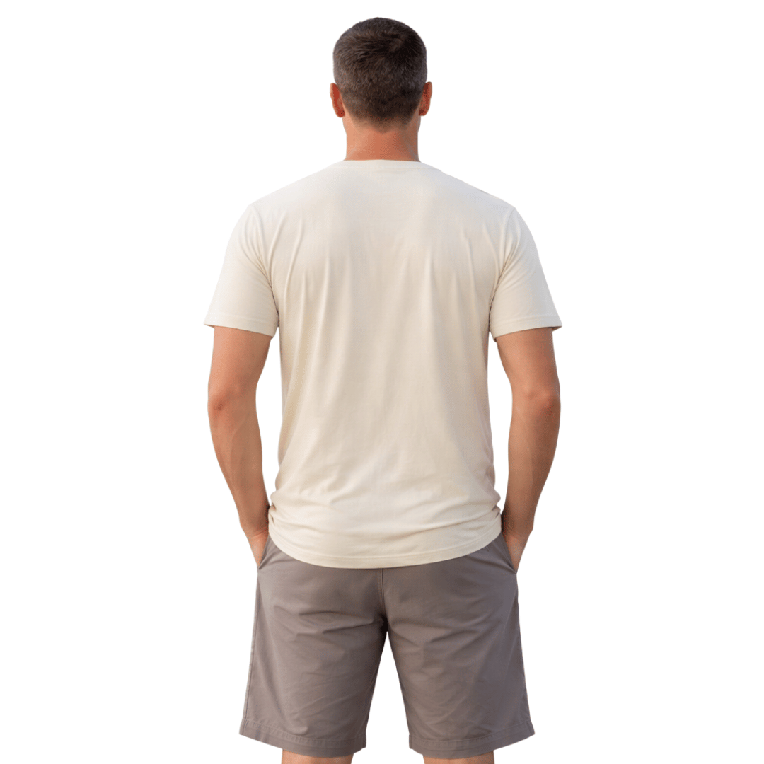 CAMISETA CAMEL CRUZ JESUS / HOMBRE