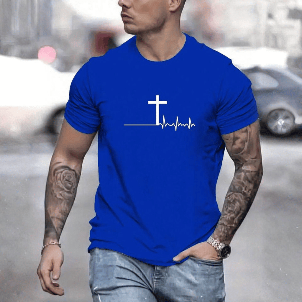 CAMISTA AZUL CARDIO / HOMBRE
