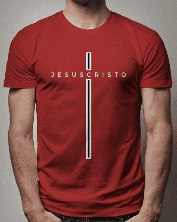 CAMISETA JESUCRISTO 2 COLORES 1008 / HOMBRE