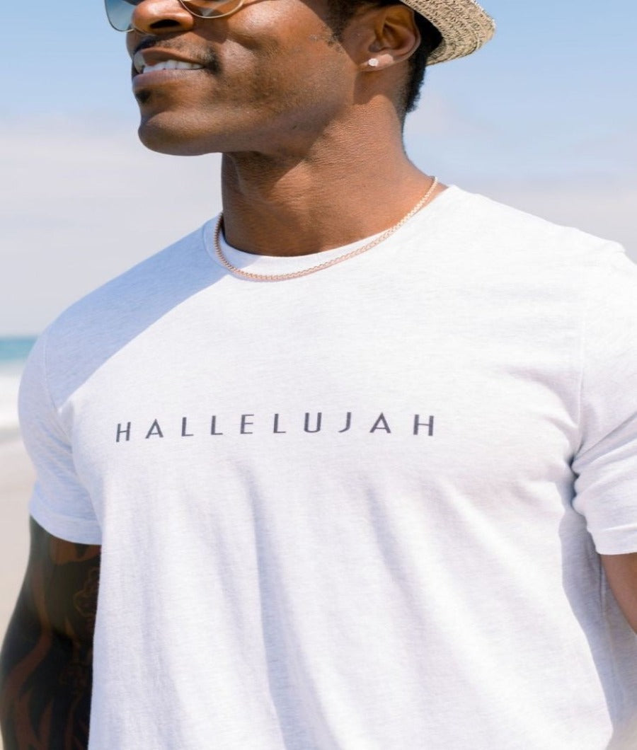 CAMISETA BLANCA HALLELUJAH 1006 / HOMBRE
