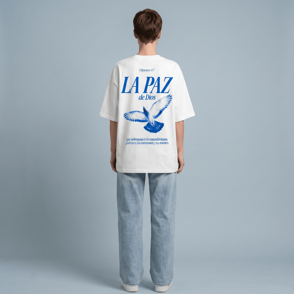 Tshirt oversized-LA PAZ DE DIOS-MUJER