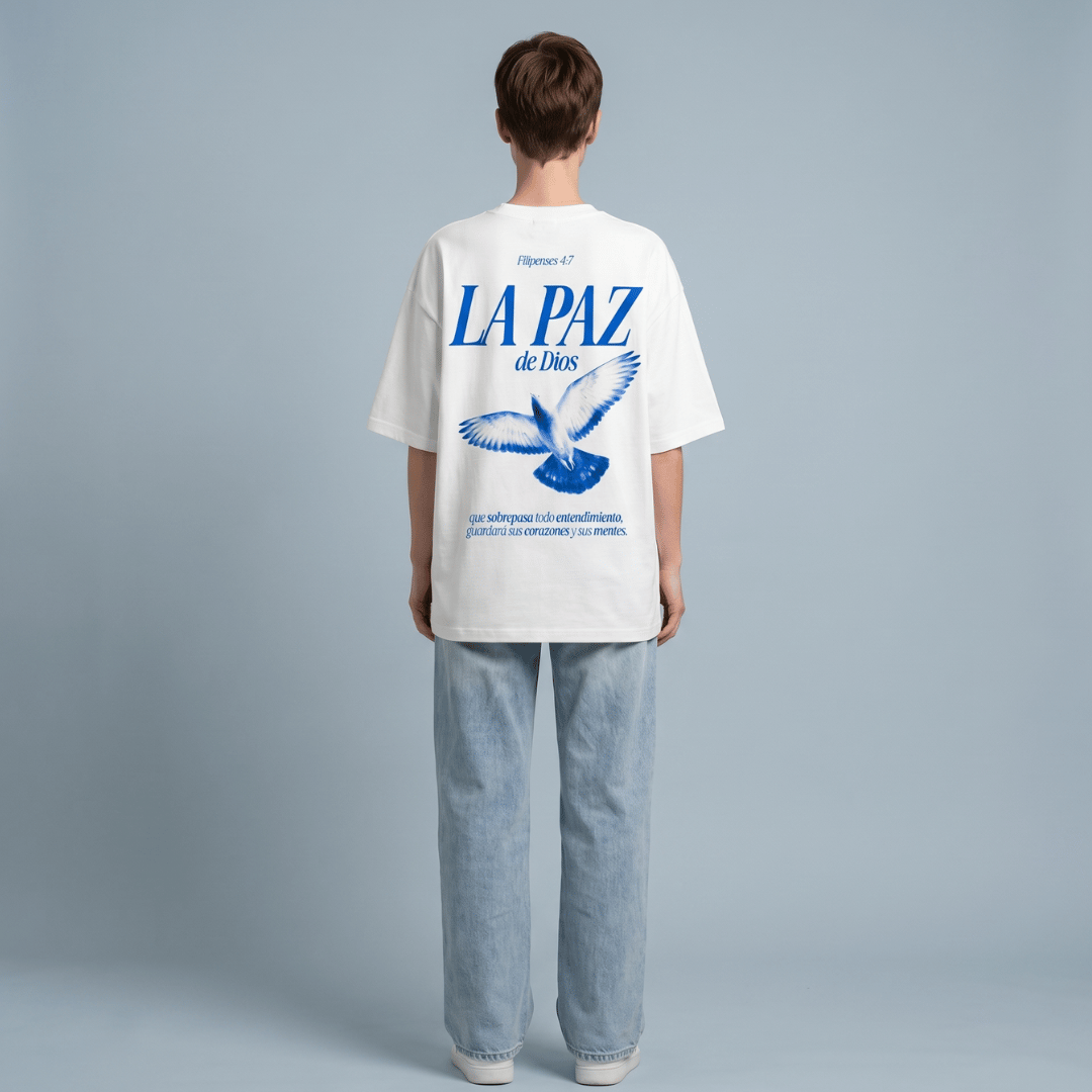 Tshirt oversized-LA PAZ DE DIOS-MUJER