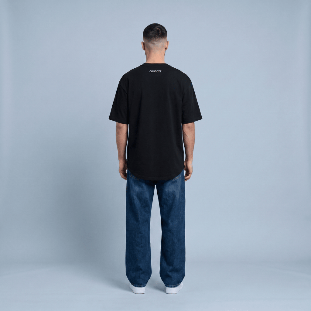 Tshirt oversized- HOMBRE- IN JESUS NAME