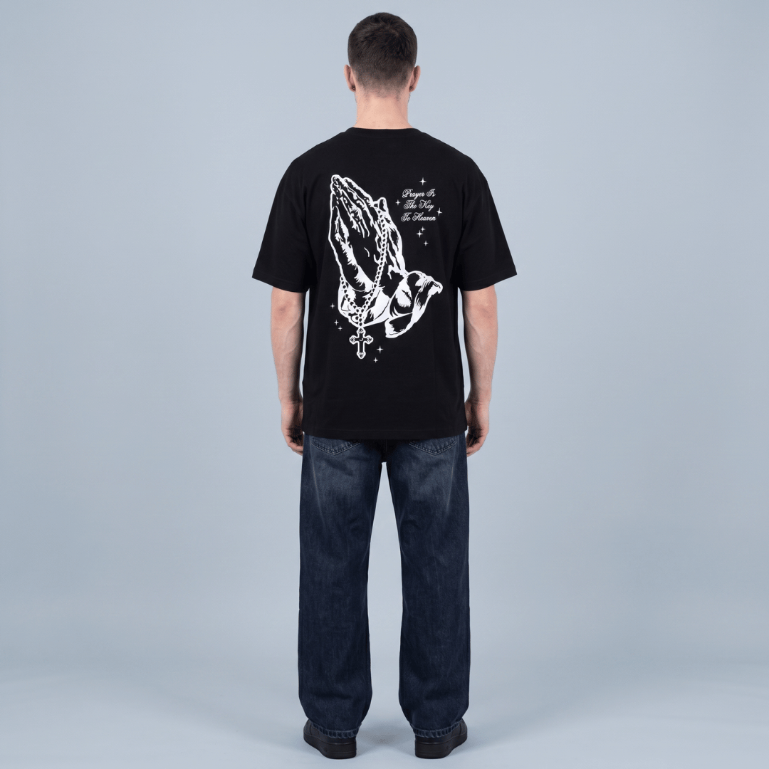 Tshirt oversized- Hombre- ORACION CRUZ