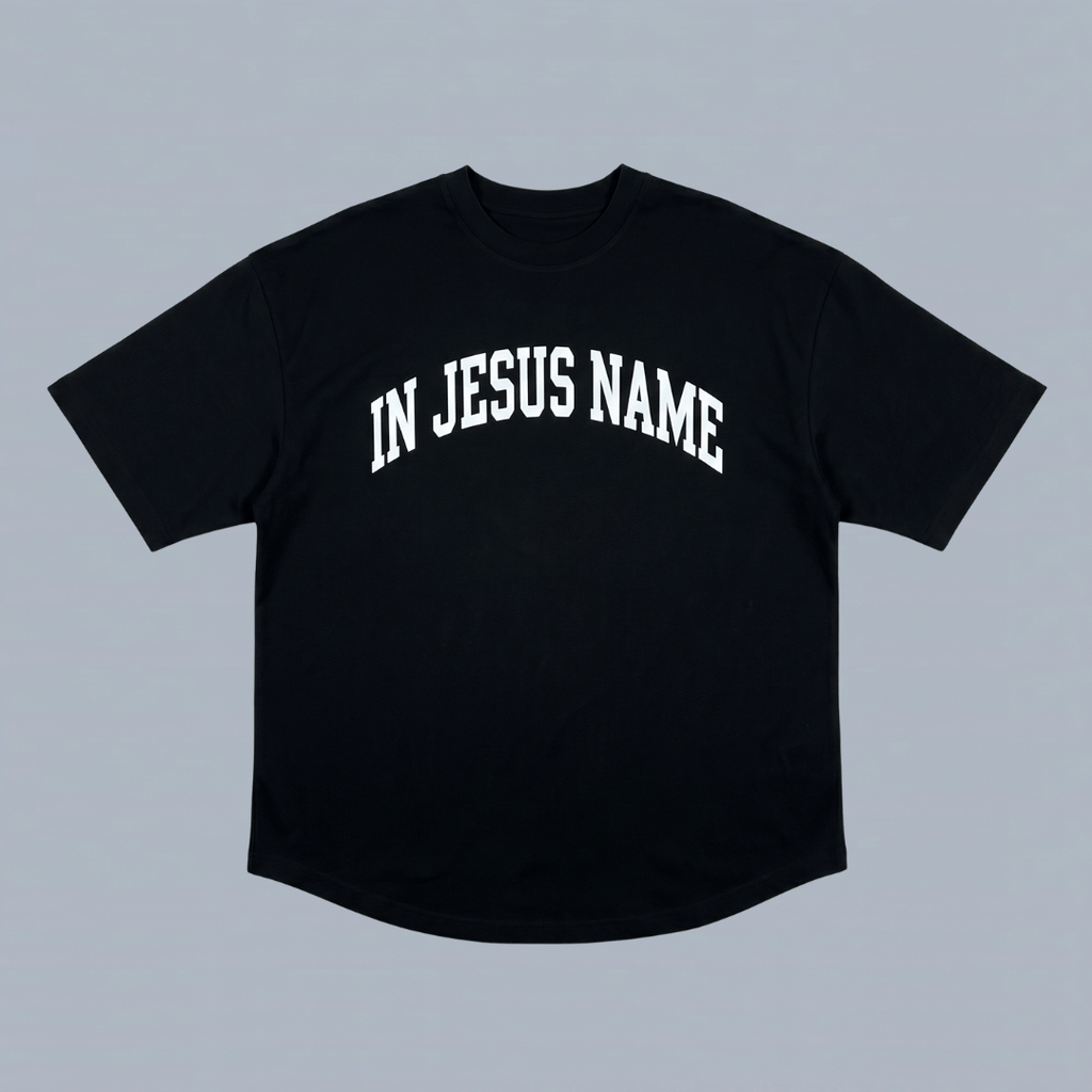 Tshirt oversized- MUJER- IN JESUS NAME