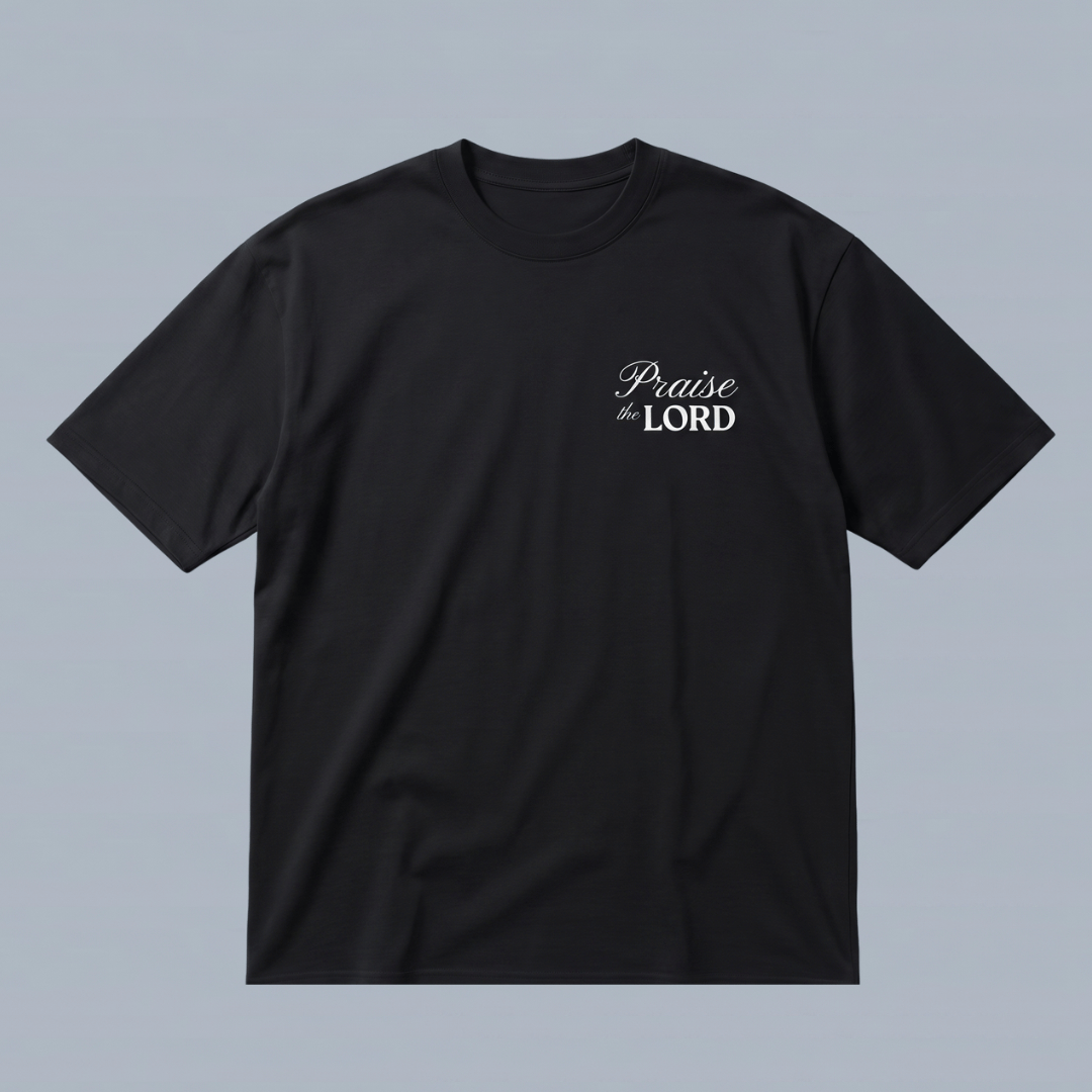Tshirt oversized-PRAISE THE LORD/ HOMBRE