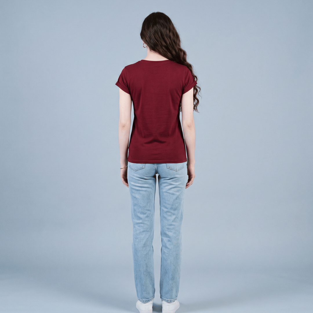 BASIC DAMA VINOTINTO CORAZON CRUZ / MUJER
