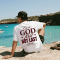 Tshirt oversized  GO TO GOD FIRST