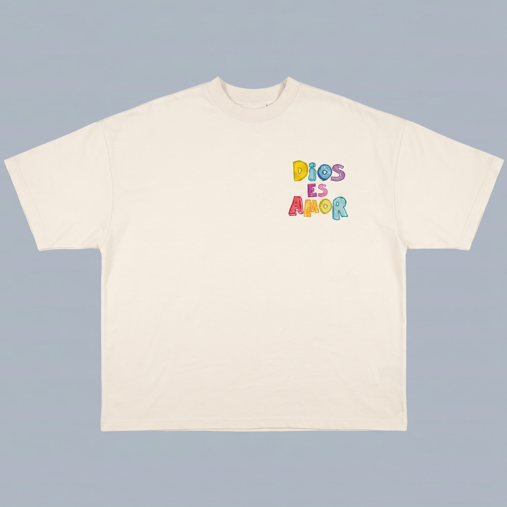 Tshirt oversized DiOS ES AMOR / MUJER