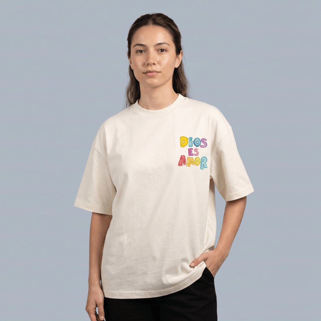 Tshirt oversized DiOS ES AMOR / MUJER
