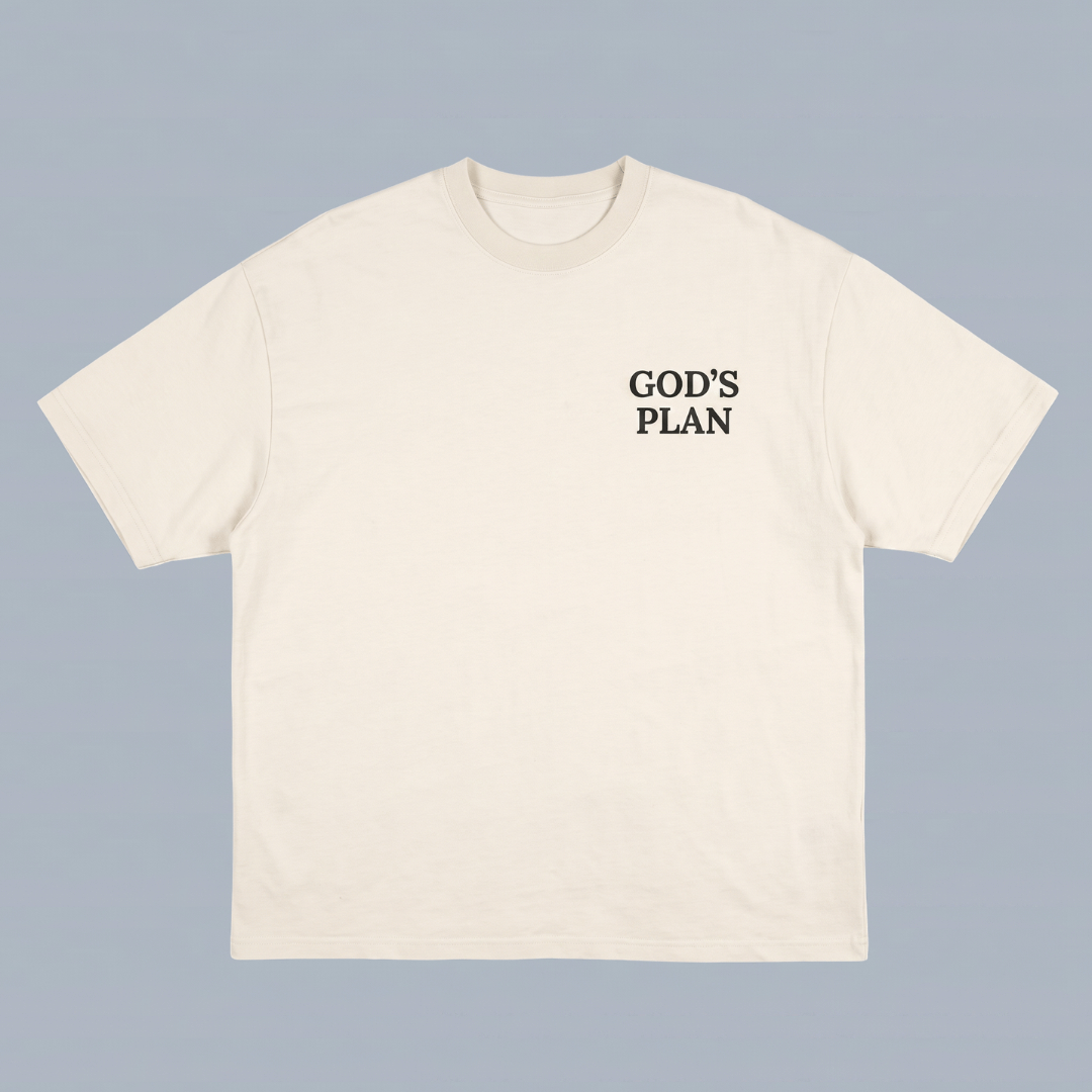 Tshirt oversized YOUR PLAN GOD PLAN / MUJER