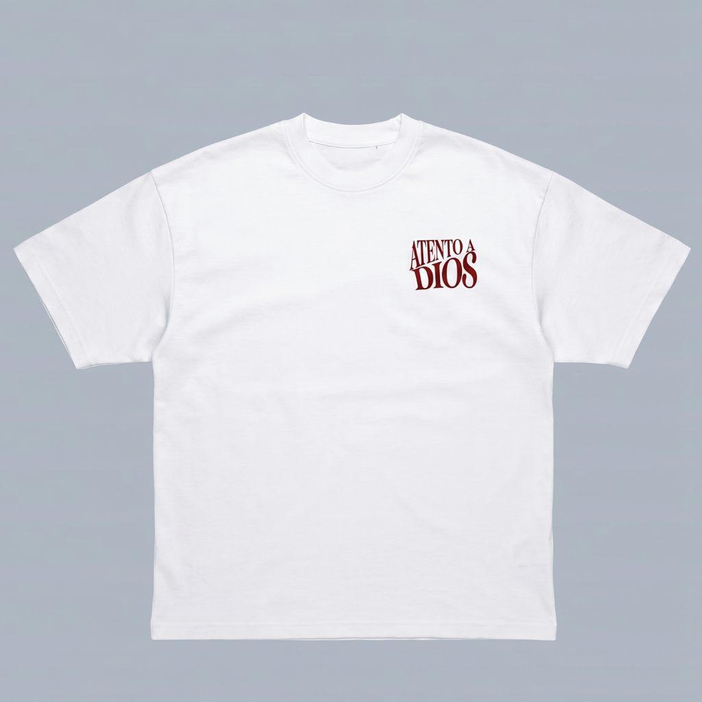 Tshirt oversized  ATENTOS A DIOS