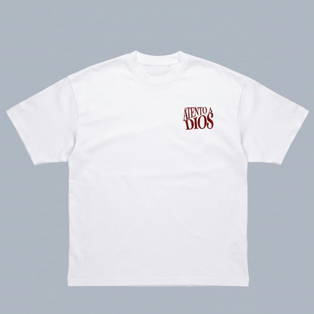 Tshirt oversized  ATENTOS A DIOS