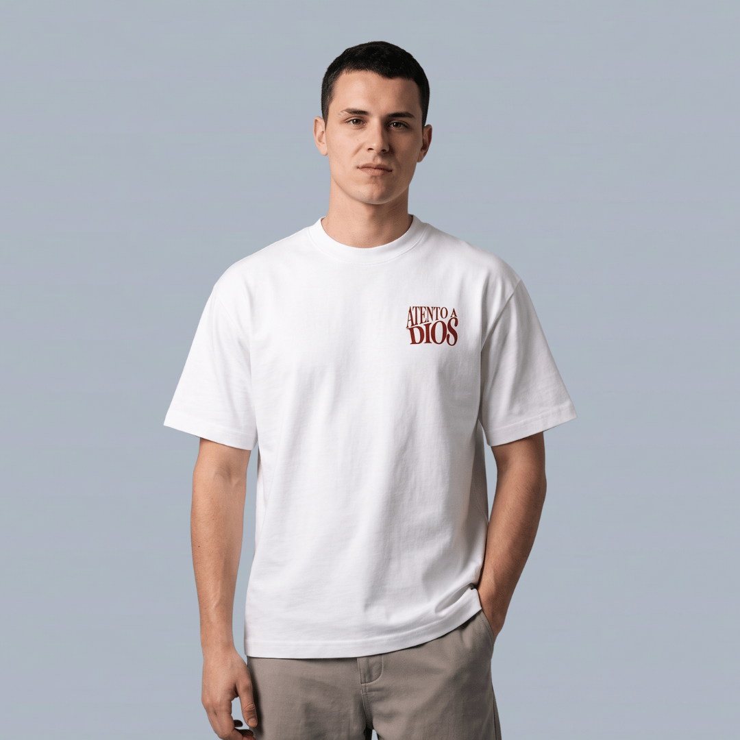 Tshirt oversized  ATENTOS A DIOS
