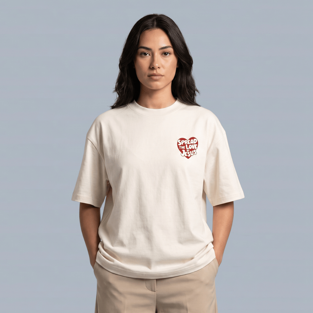 Tshirt oversized UPREAD THE LONE JESUS / MUJER