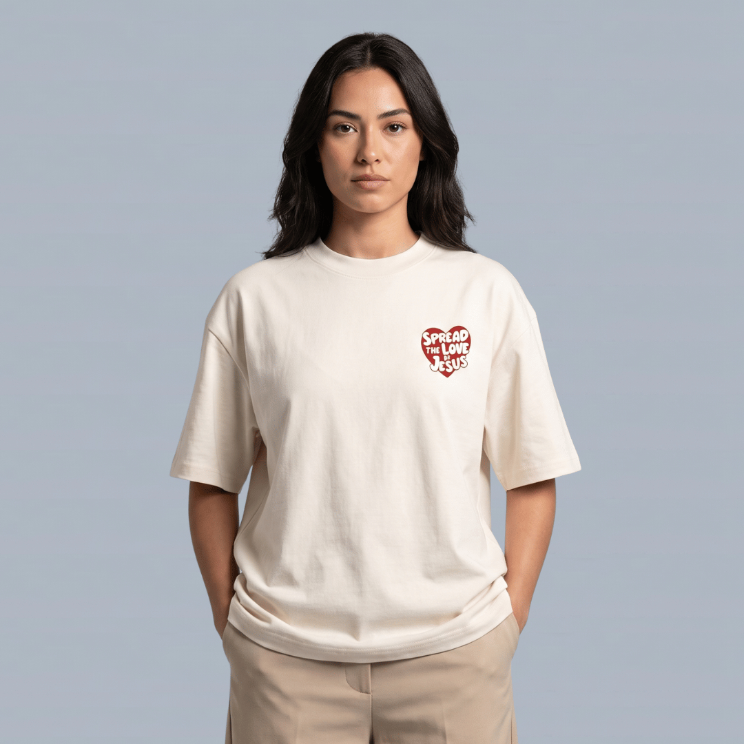 Tshirt oversized UPREAD THE LONE JESUS / MUJER