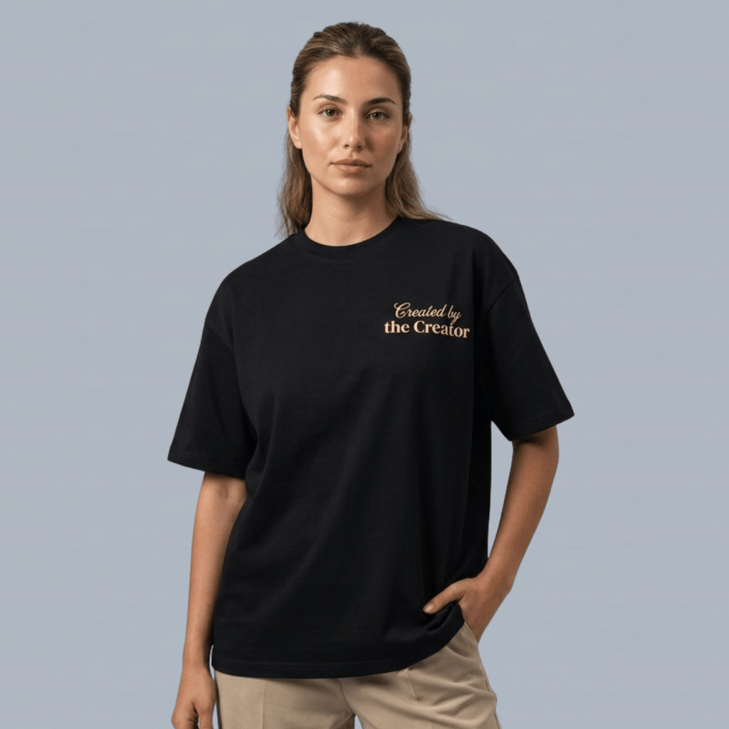Tshirt oversized Created, by the Creditor / MUJER