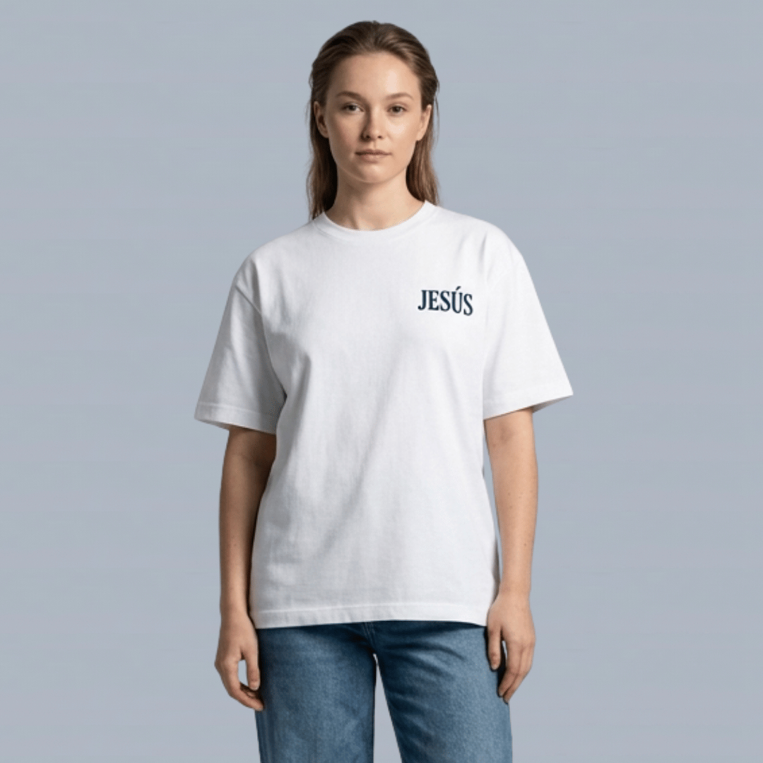 Tshirt oversized  JESUS LUKE 5:32 / MUJER