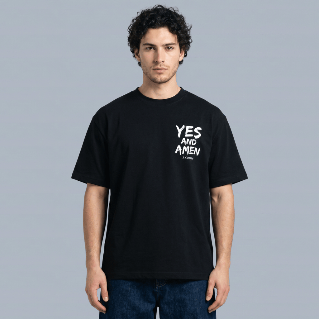 Tshirt oversized- HOMBRE-  YES AND AMEN