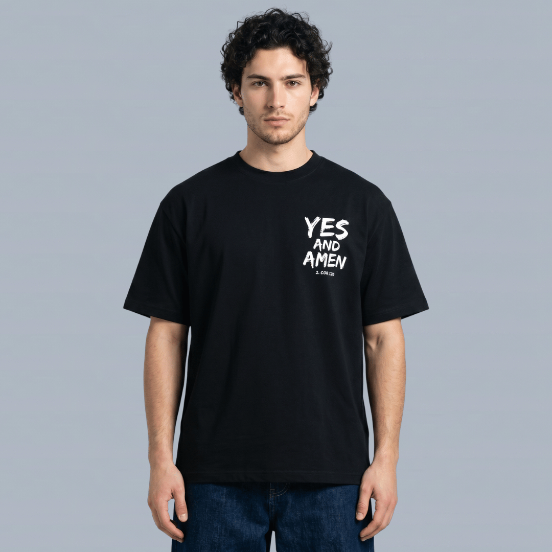 Tshirt oversized- HOMBRE-  YES AND AMEN