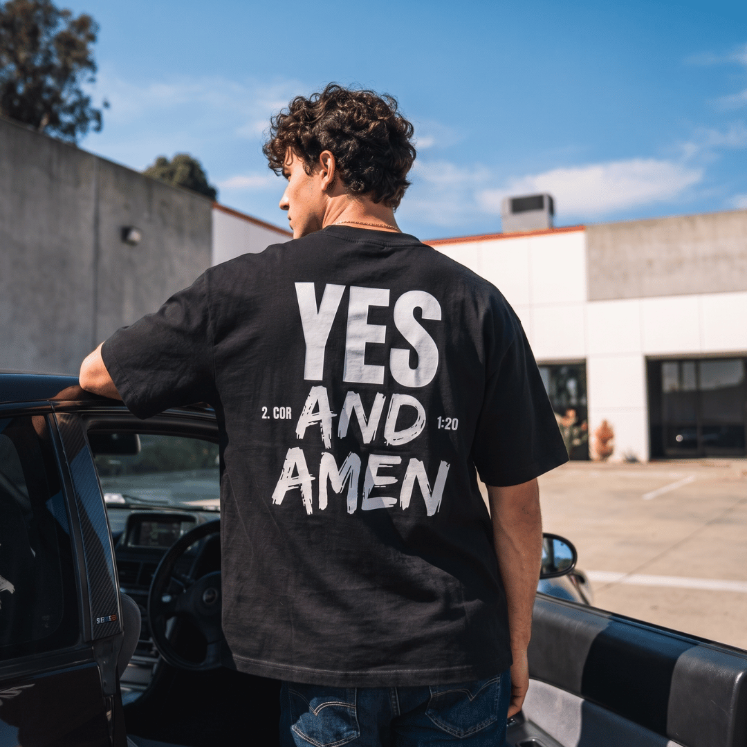 Tshirt oversized- HOMBRE-  YES AND AMEN