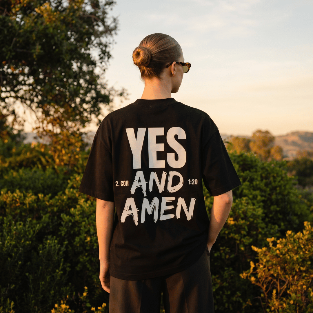 Tshirt oversized- MUJER-  YES AND AMEN