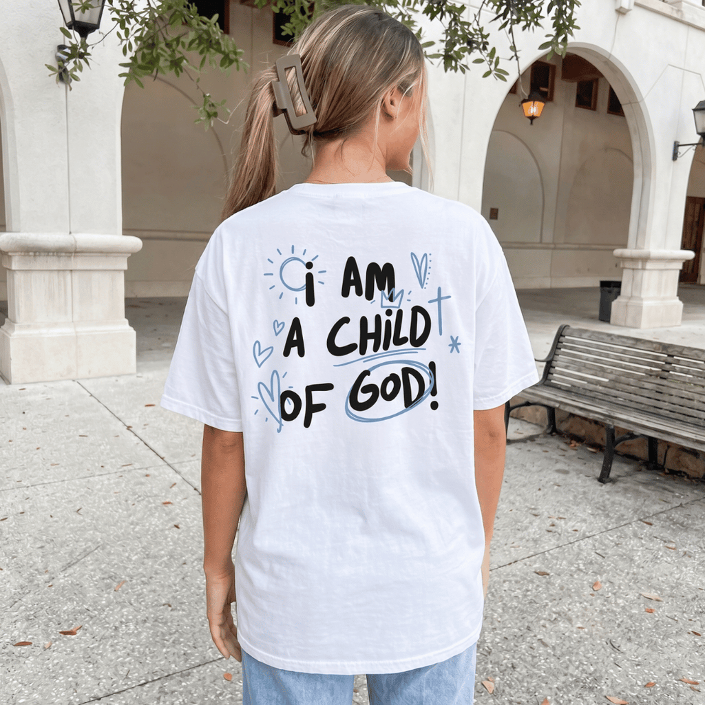 Tshirt oversized  I AM A CHiLDT OF GOD! / MUJER