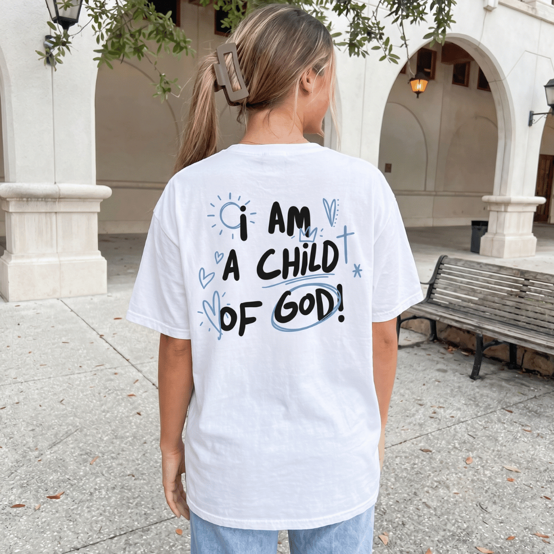 Tshirt oversized  I AM A CHiLDT OF GOD! / MUJER