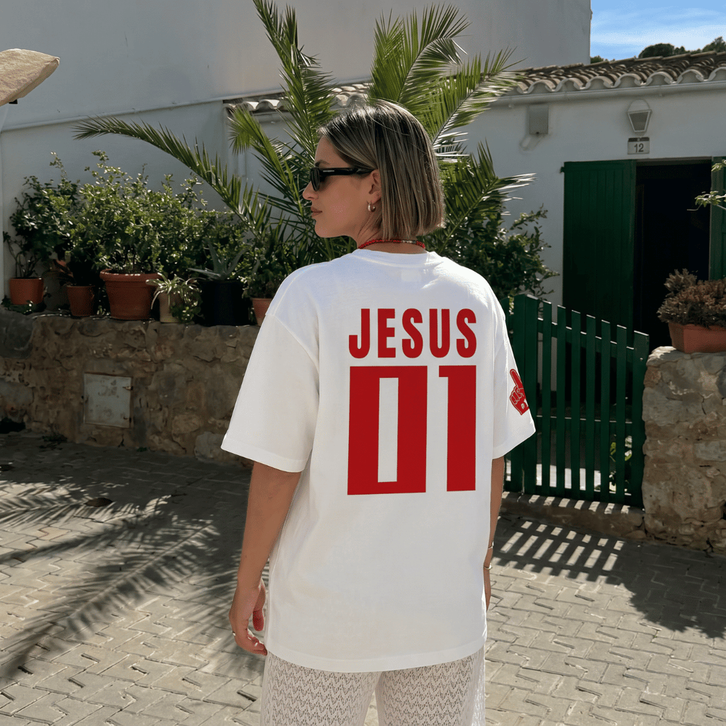 Tshirt oversized  JESUS 01 / MUJER