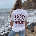 Tshirt oversized  GO TO GOD FIRST / MUJER