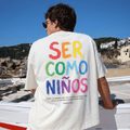 Tshirt oversized-BLANCO SER COMO NIÑOS / HOMBRE