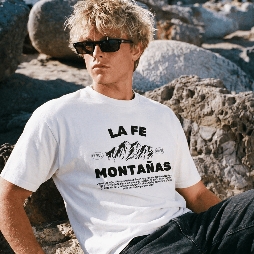 Tshirt oversized-BLANCO LA FE MUEVE MONTAÑAS