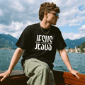 Tshirt oversized- NEGRA JESUS THE WAY