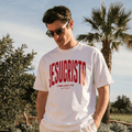Tshirt oversized-ROJO JESUCRISTO EL CAMINO LA VERDAD Y LA VIDA