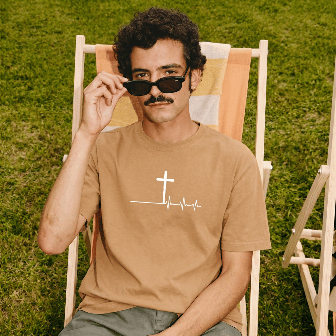 Tshirt oversized- CAMISETA CAMEL CARDIO / HOMBRE