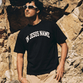 Tshirt oversized- HOMBRE- IN JESUS NAME