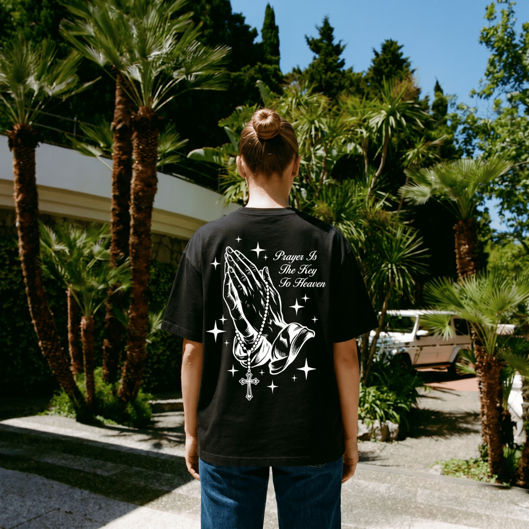 Tshirt oversized- Mujer- ORACION CRUZ