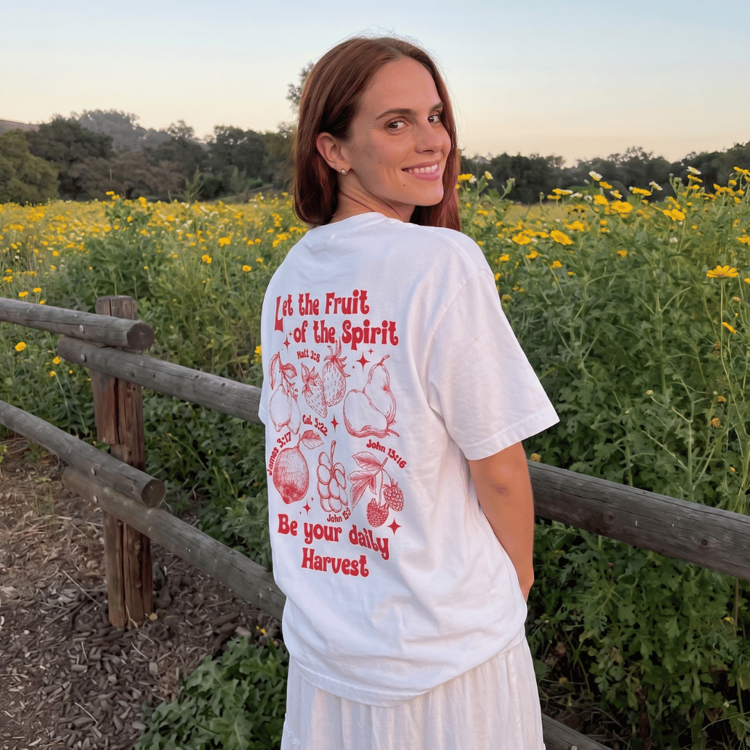 Tshirt oversized Let the Fruit of the Spirit / MUJER